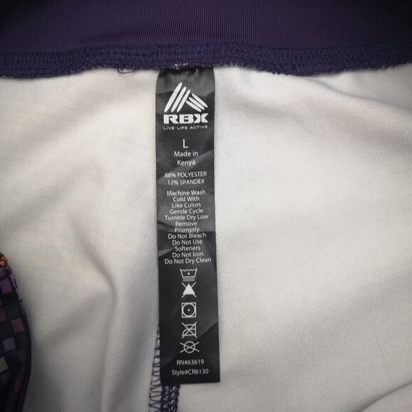 Reebok Ladies Size Large Multi Colored Ankle Length Active Leggings - Picture 3 of 8